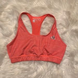 Adidas techfit sports bra size medium